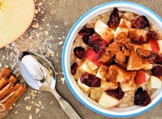 Hearty Apple-Cranberry Oatmeal