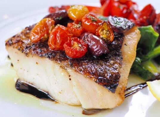 Herb-Grilled Bass
