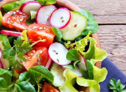 Crunchy Vegetable Salad With Chipotle-Ranch Dressing