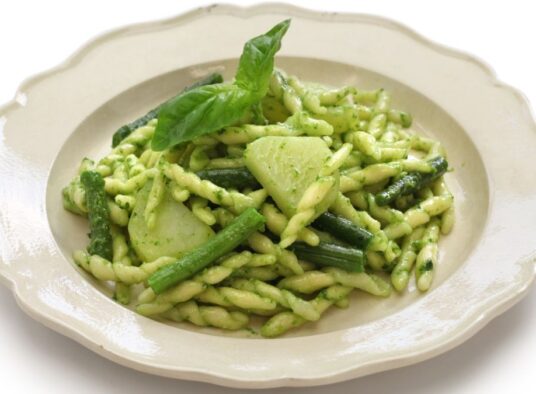 Green Bean, Walnut, and Blue Cheese Pasta Salad