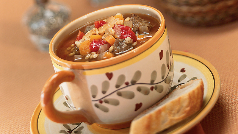 Italian Beef and Barley Soup