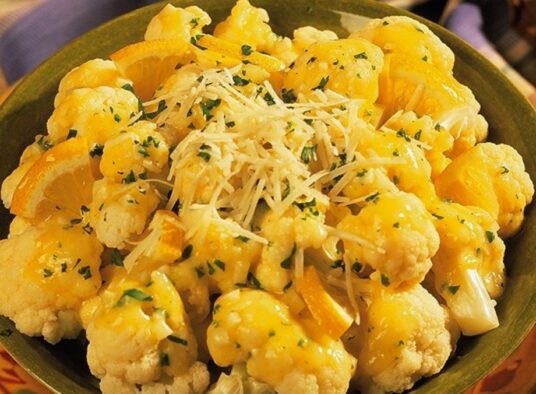 Light Lemon Cauliflower for Diabetics