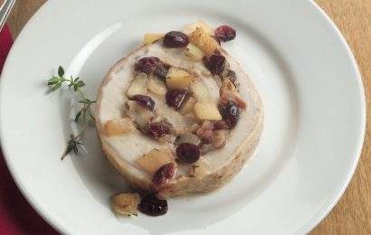 Apple-Cranberry Stuffed Pork Roast
