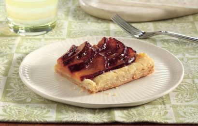 Glazed Plum Pastry
