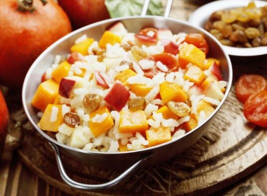 Apple and Almond Rice Pilaf
