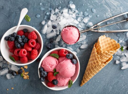 Frozen Berry Ice Cream