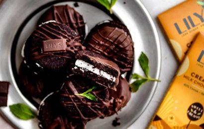 Chocolate Mint Sandwich Cookies