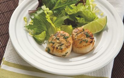 Basil-Lime Scallops