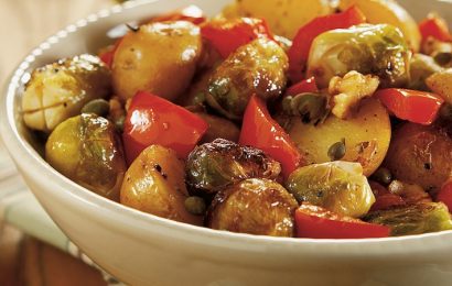 Roasted Vegetable Salad With Capers and Walnuts