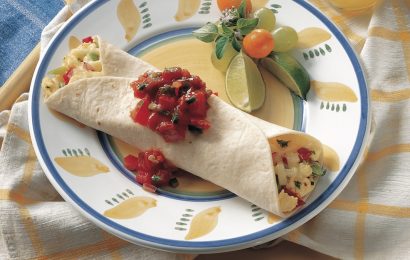 Scrambled Egg Breakfast Burritos