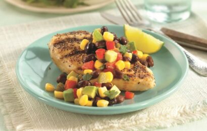 Grilled Chicken With Corn and Black Bean Salsa